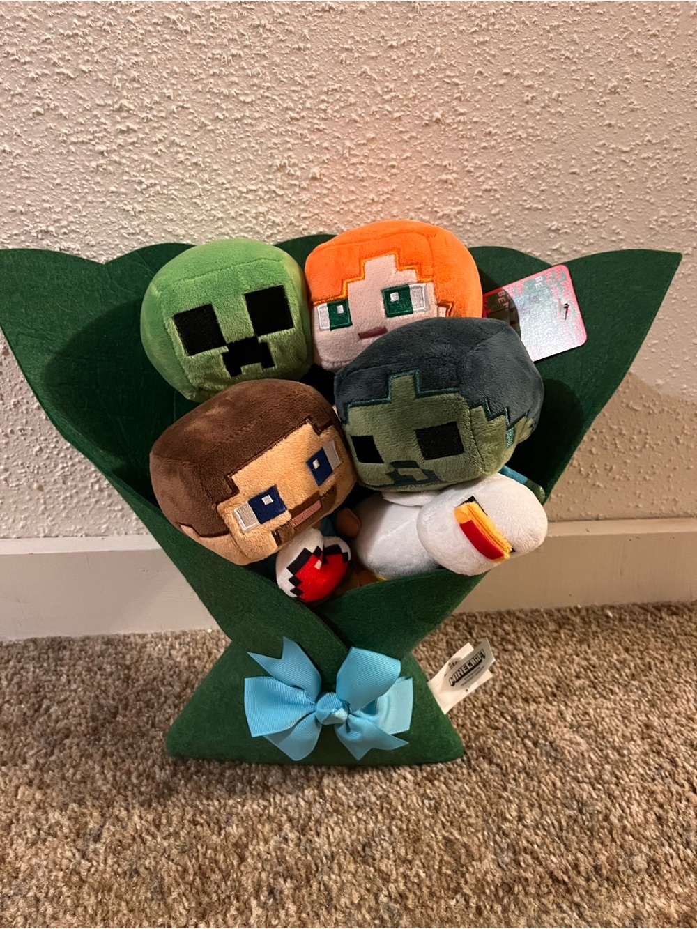 Minecraft Plush Bouquet